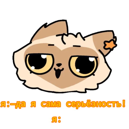 😼 Стикер «Котики и фразочки» для Telegram