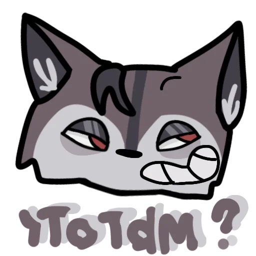 😼 Стикер «Котики и фразочки» для Telegram