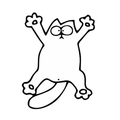 😒 Стикер «Simons cat» для Telegram