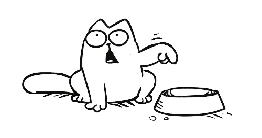 😳 Стикер «Simons cat» для Telegram