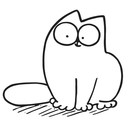 😯 Стикер «Simons cat» для Telegram