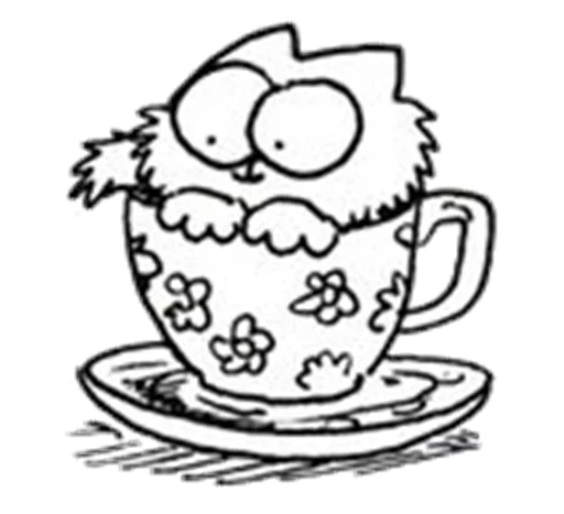 😊 Стикер «Simons cat» для Telegram