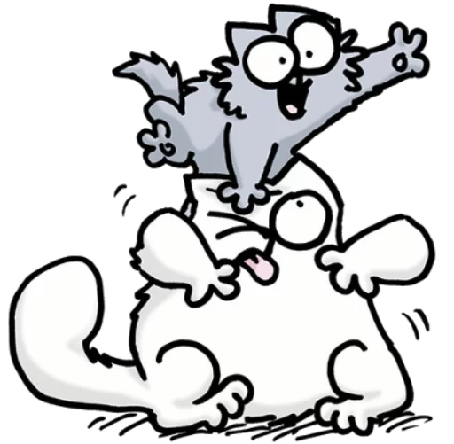 😩 Стикер «Simons cat» для Telegram