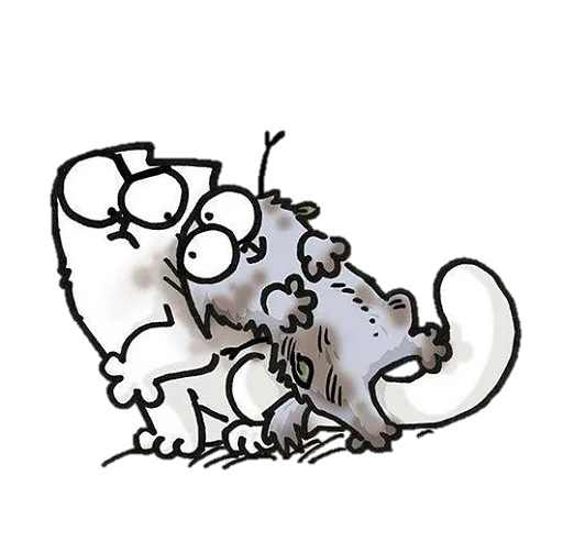 😡 Стикер «simon&;s cat» для Telegram