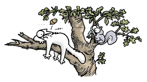 💂 Стикер «simon&;s cat» для Telegram