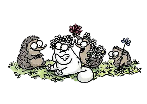 👰 Стикер «simon&;s cat» для Telegram