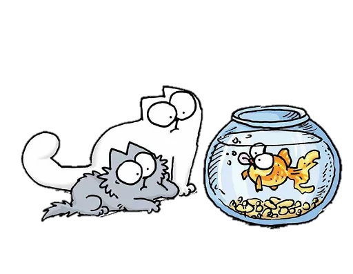 😳 Стикер «simon&;s cat» для Telegram