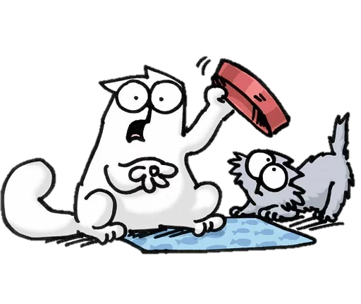 😒 Стикер «simon&;s cat» для Telegram