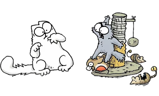 😡 Стикер «simon&;s cat» для Telegram