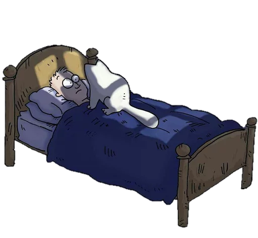 💤 Стикер «simon&;s cat» для Telegram