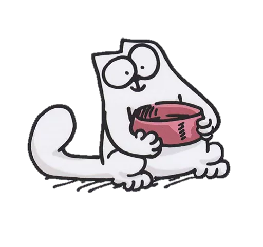 Стикерпак simon&amp;;s cat для Telegram — скачать