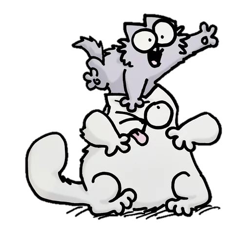 😄 Стикер «simon&;s cat» для Telegram