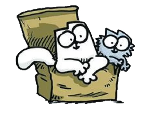 😌 Стикер «simon&;s cat» для Telegram