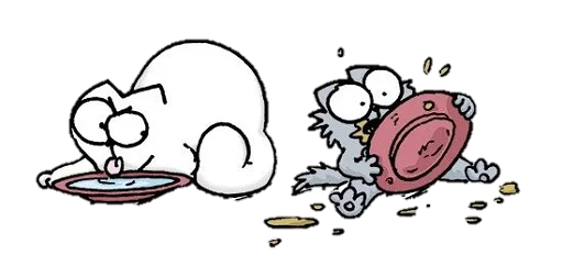 😋 Стикер «simon&;s cat» для Telegram