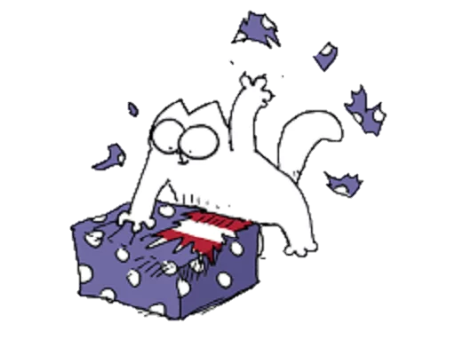 🎁 Стикер «simon&;s cat» для Telegram