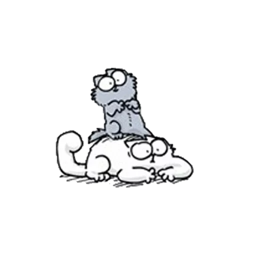 👨 Стикер «simon&;s cat» для Telegram