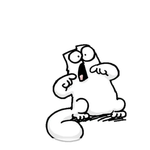 😖 Стикер «simon&;s cat» для Telegram