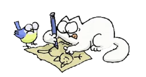 😏 Стикер «simon&;s cat» для Telegram
