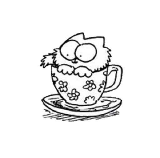 😖 Стикер «simon&;s cat» для Telegram