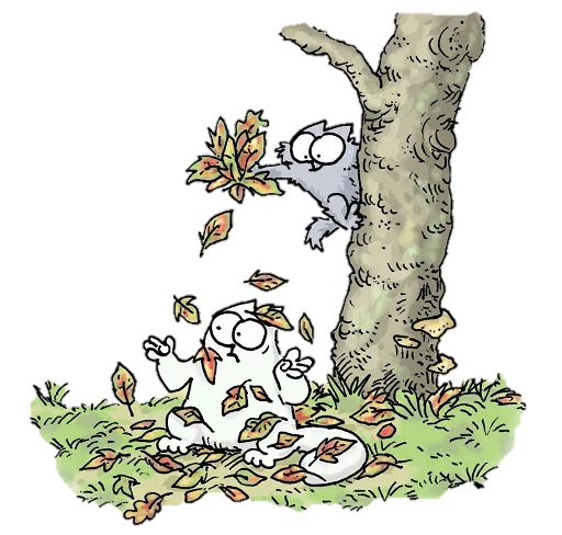 🙃 Стикер «simon&;s cat» для Telegram