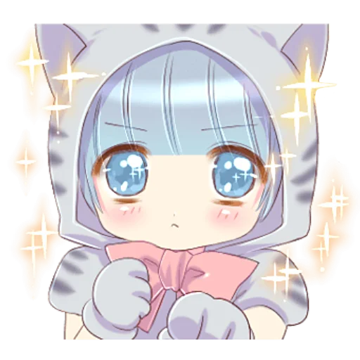 🥰 Стикер «Симпатичный-Кун» для Telegram