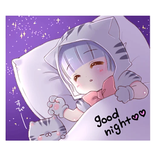 😴 Стикер «Симпатичный-Кун» для Telegram