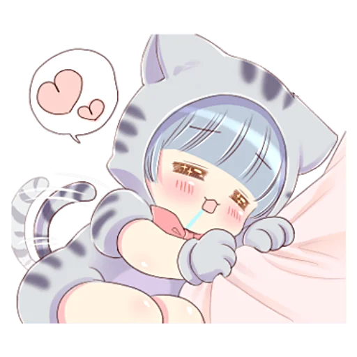 😴 Стикер «Симпатичный-Кун» для Telegram