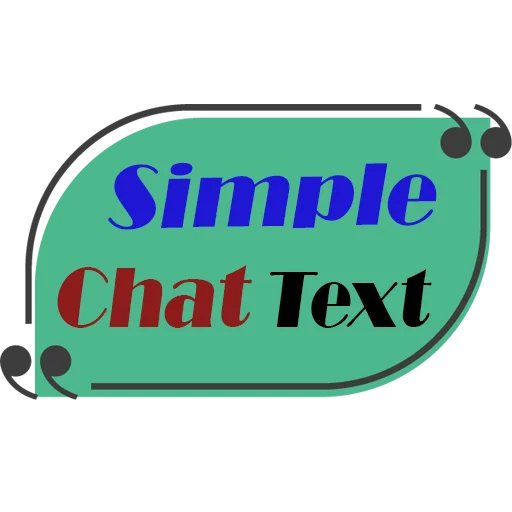 Стикерпак Chat Text для Telegram