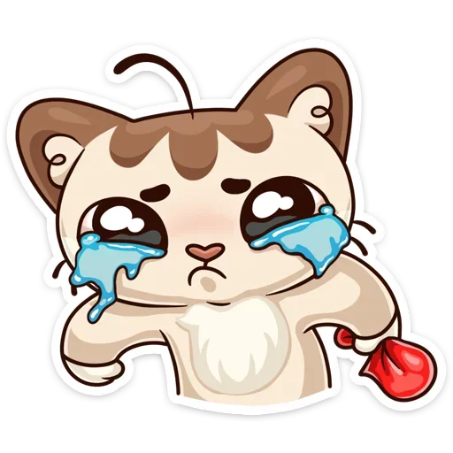 😭 Стикер «Когда просто любишь» для Telegram