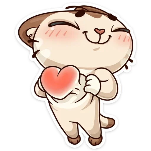 😍 Стикер «Когда просто любишь» для Telegram