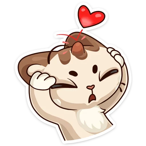 💘 Стикер «Когда просто любишь» для Telegram