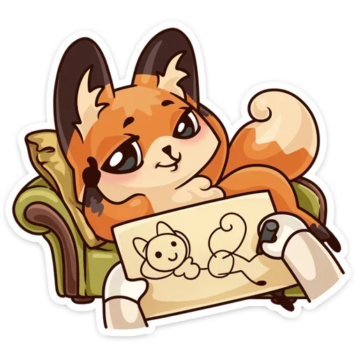 ✍ Стикер «Когда просто любишь» для Telegram