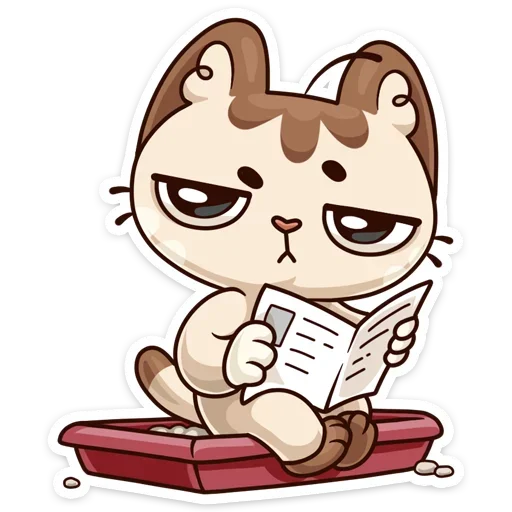 😐 Стикер «Когда просто любишь» для Telegram
