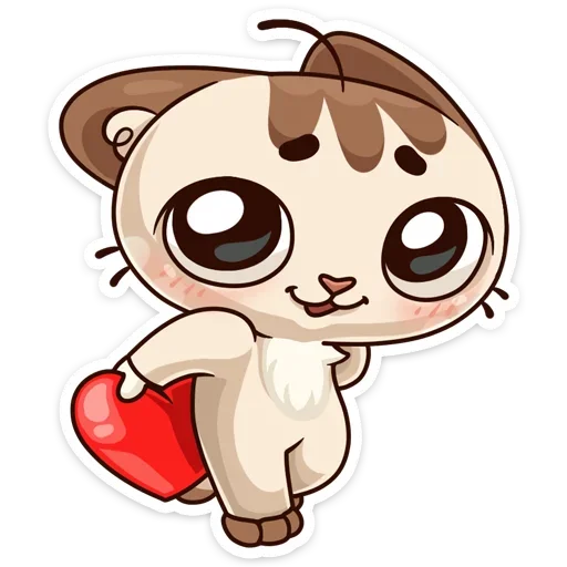 😘 Стикер «Когда просто любишь» для Telegram