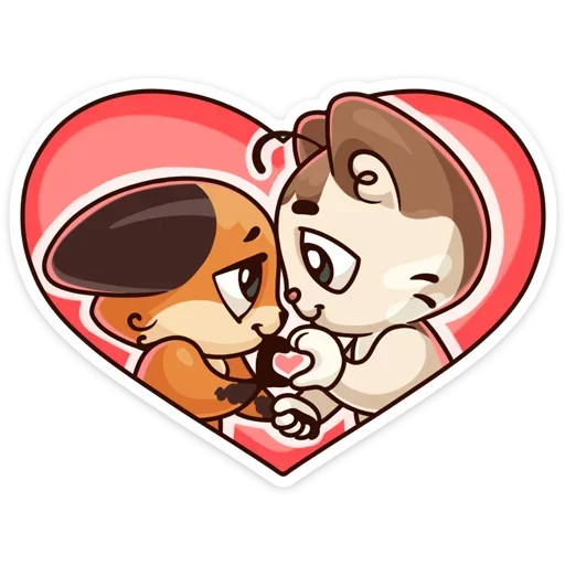 💑 Стикер «Когда просто любишь» для Telegram