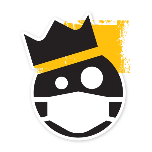 😷 Стикер «Коронавирус» для Telegram