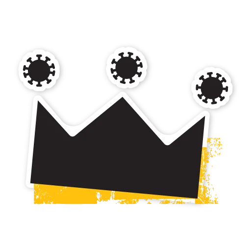 👑 Стикер «Коронавирус» для Telegram