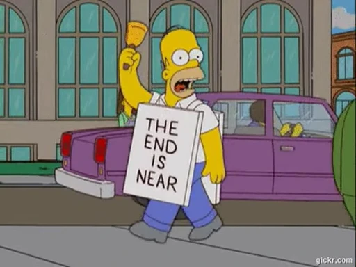 🔚 Стикер «Simpson» для Telegram