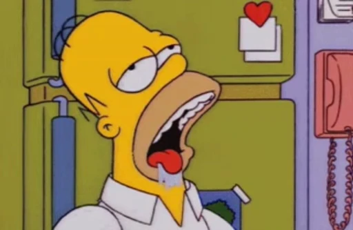🤤 Стикер «Simpson» для Telegram
