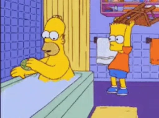 🛁 Стикер «Simpson» для Telegram