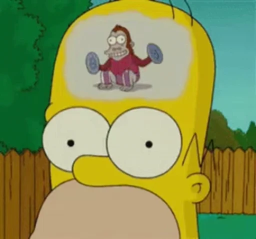 🤯 Стикер «Simpson» для Telegram