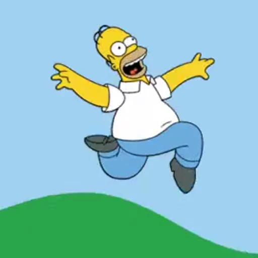 🏃‍♂️ Стикер «Simpson» для Telegram