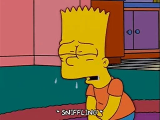 😭 Стикер «Simpson» для Telegram