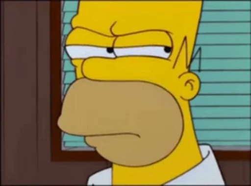 😑 Стикер «Simpson» для Telegram