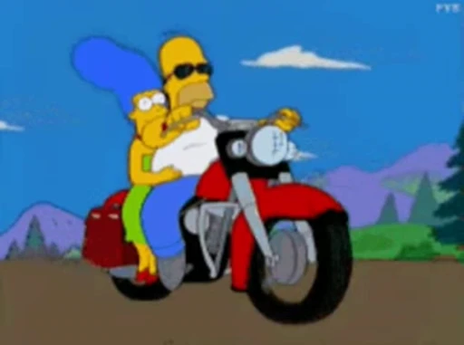 🏍 Стикер «Simpson» для Telegram