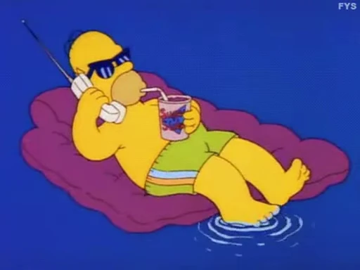 🍹 Стикер «Simpson» для Telegram