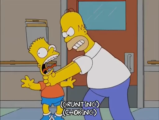 😠 Стикер «Simpson» для Telegram