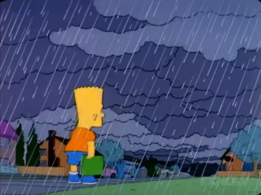 ☔ Стикер «Simpson» для Telegram
