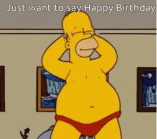🕺 Стикер «Simpson» для Telegram
