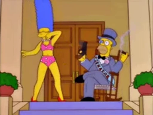 👮‍♂️ Стикер «Simpson» для Telegram